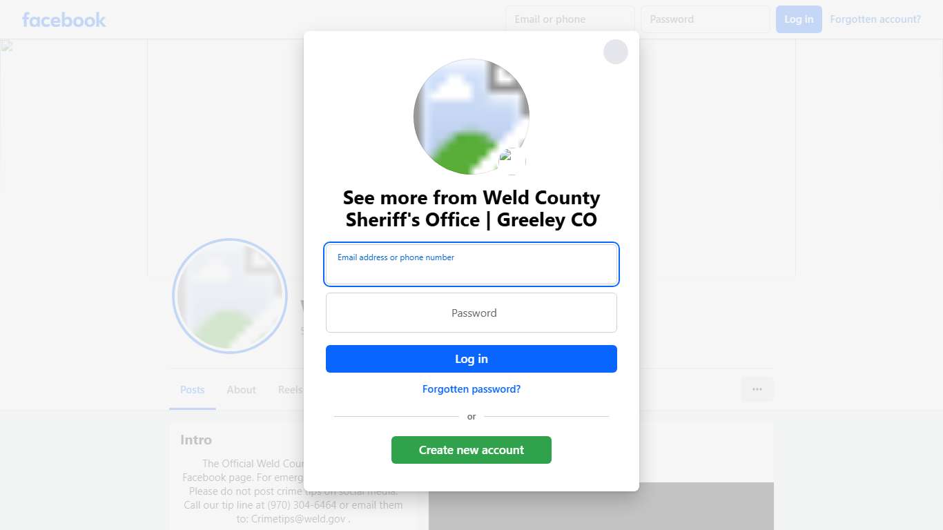Weld County Sheriff's Office Greeley CO Facebook